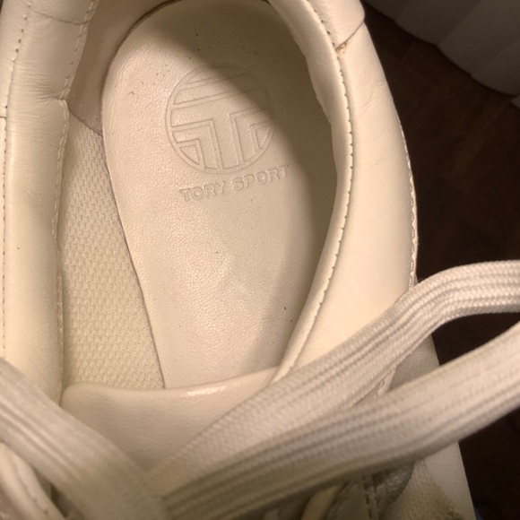Tory Burch all leather white sneaker - Picture 6 of 7